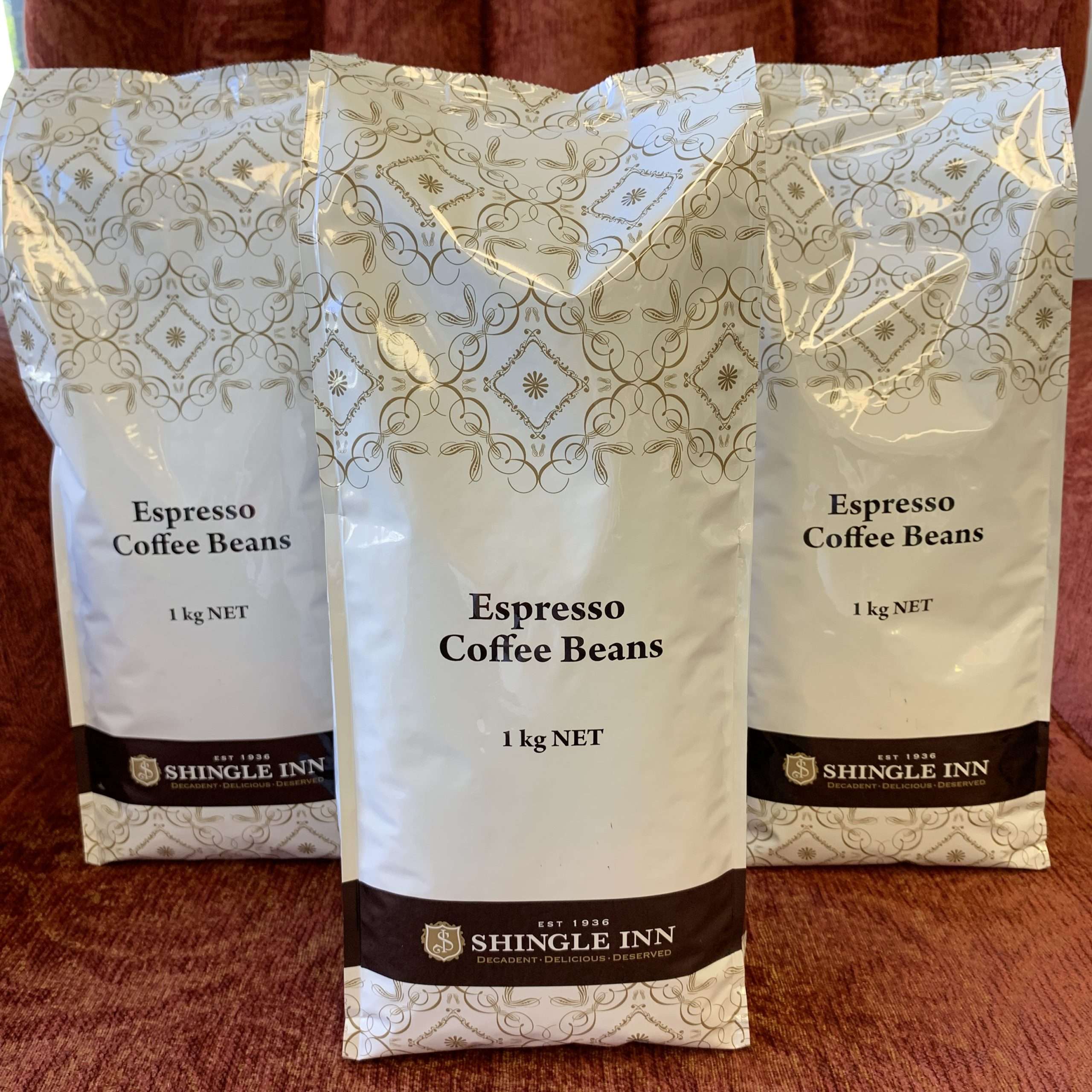 Espresso Whole Coffee Beans 1KG Shingle Inn