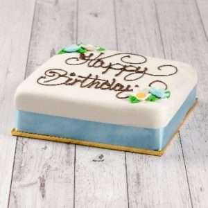 Medium Fruit Cake (Iced all over)